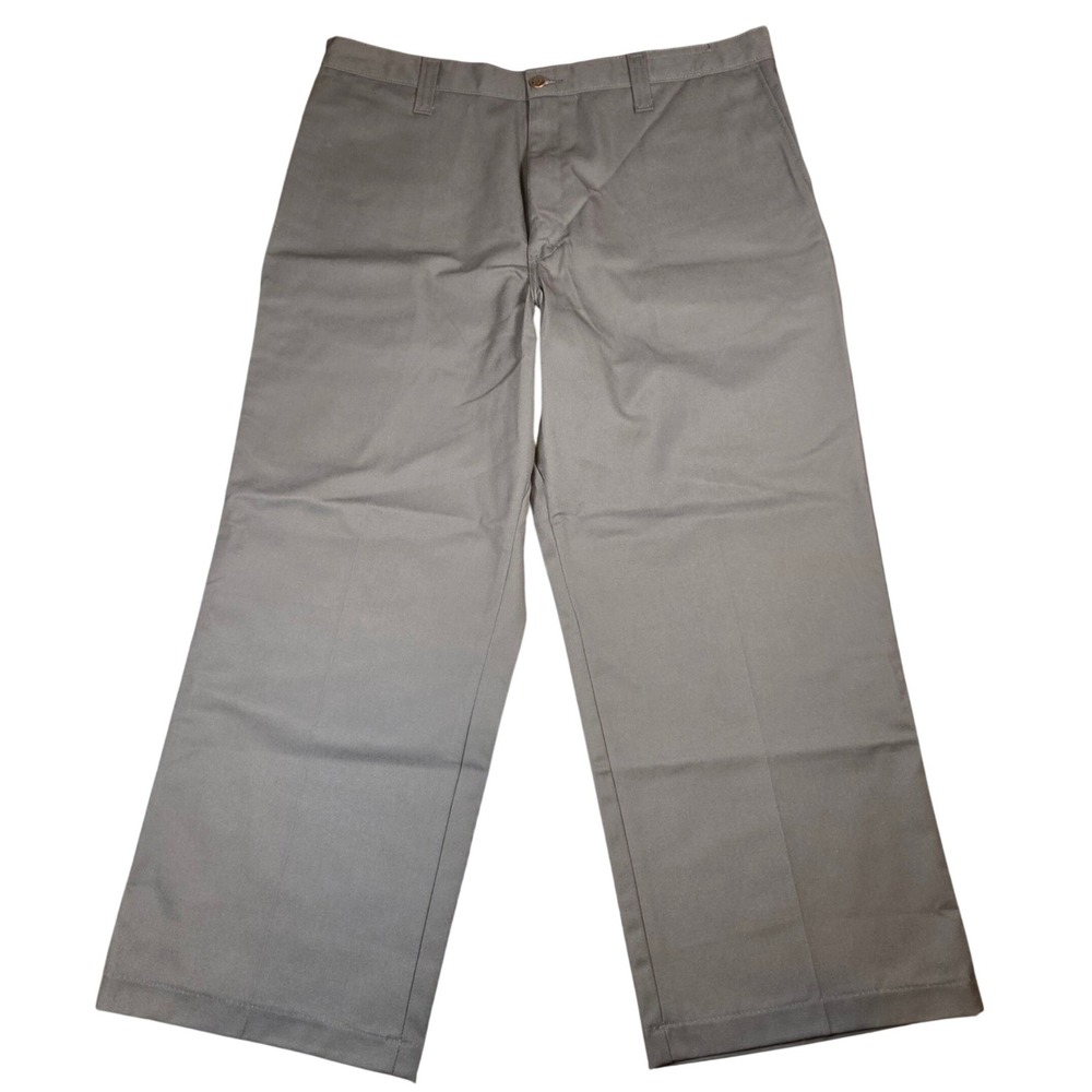Dickies 874 Work Pants Mens Charcoal Grey Twill Occupational Wear 38x27 NWT